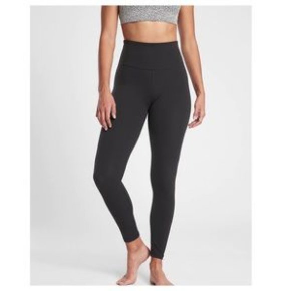 Athleta Pants - Athleta Elation 7/8 Tights Black Size XL